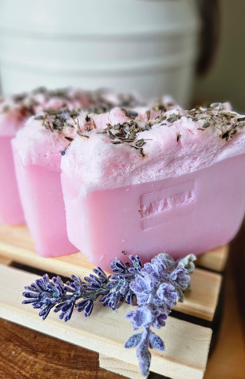 Sabonete Rústico de Lavanda